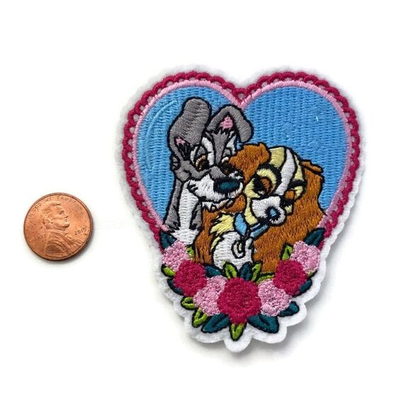 Lady and The Tramp Embroidered Patch - Picture 2 of 3
